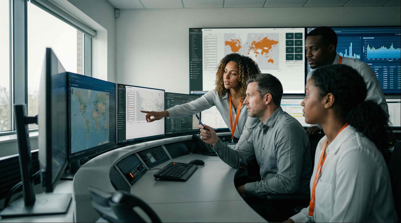 Supply chain control tower visualization