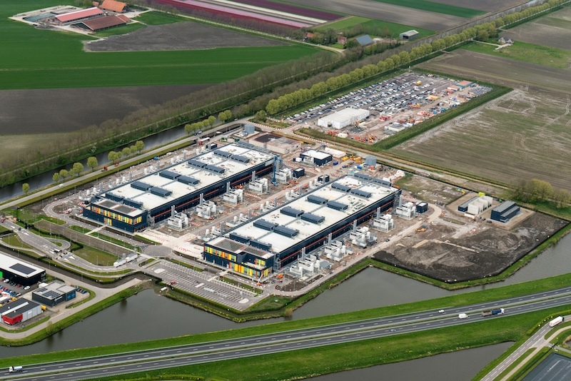 Image of a Data Center in the Netherlands